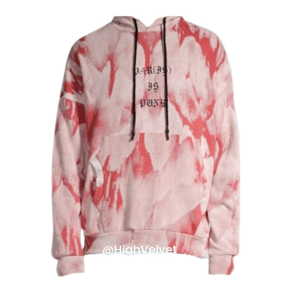 ELEVEN PARIS Cotton Marble Hoodie sz Medium